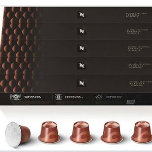 Nespresso Capsules Original Line, Flavored Nocciola Medium Roast 50 ct Hazelnut